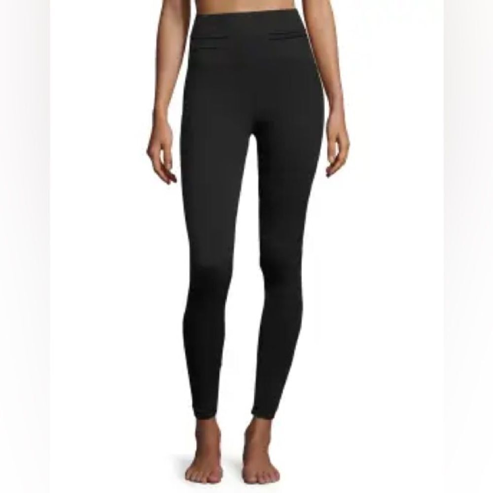 Spanx Look At Me Now Seamless Leggings Women's Size Small Petite Black